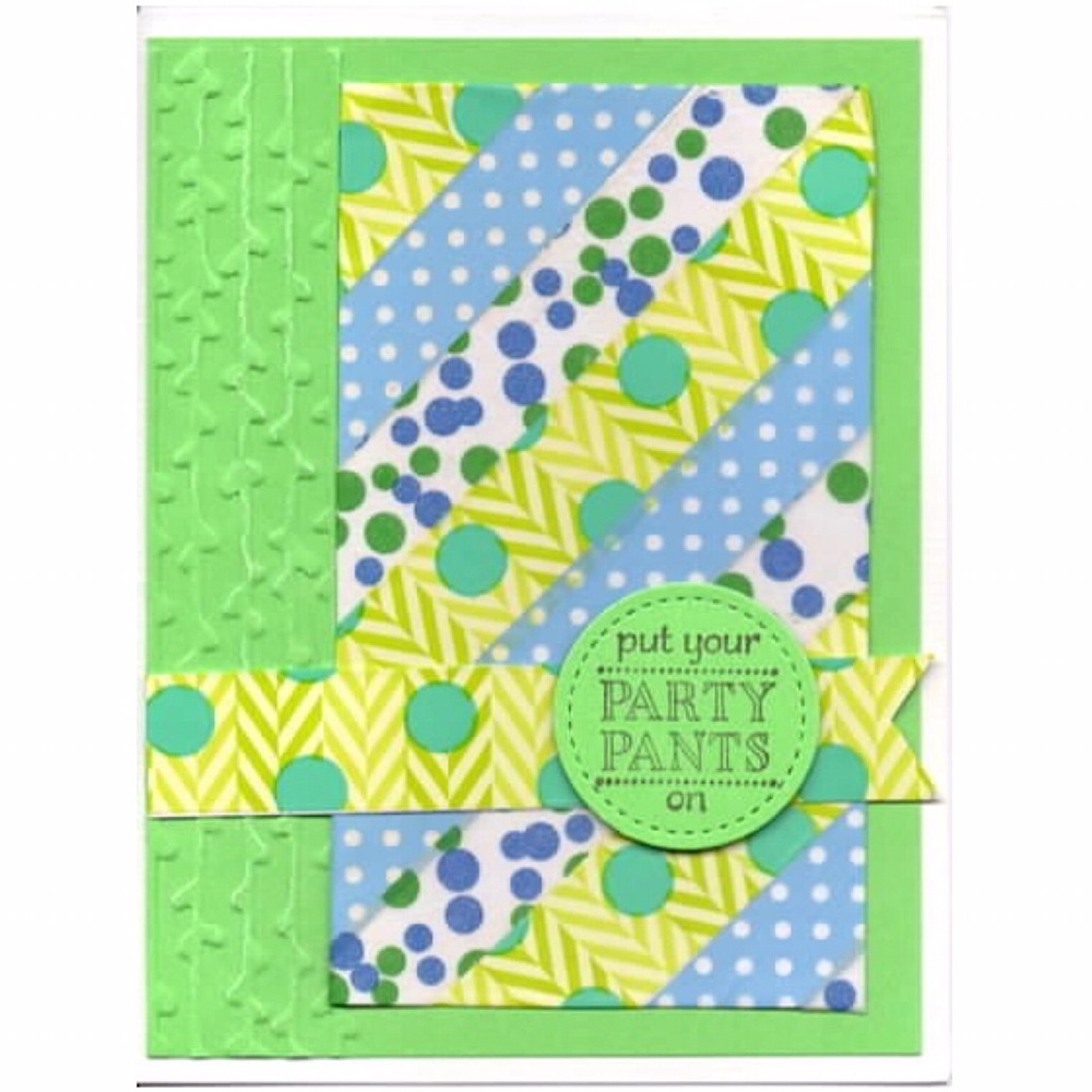Handmade Put Your Party Pants On Greeting Card